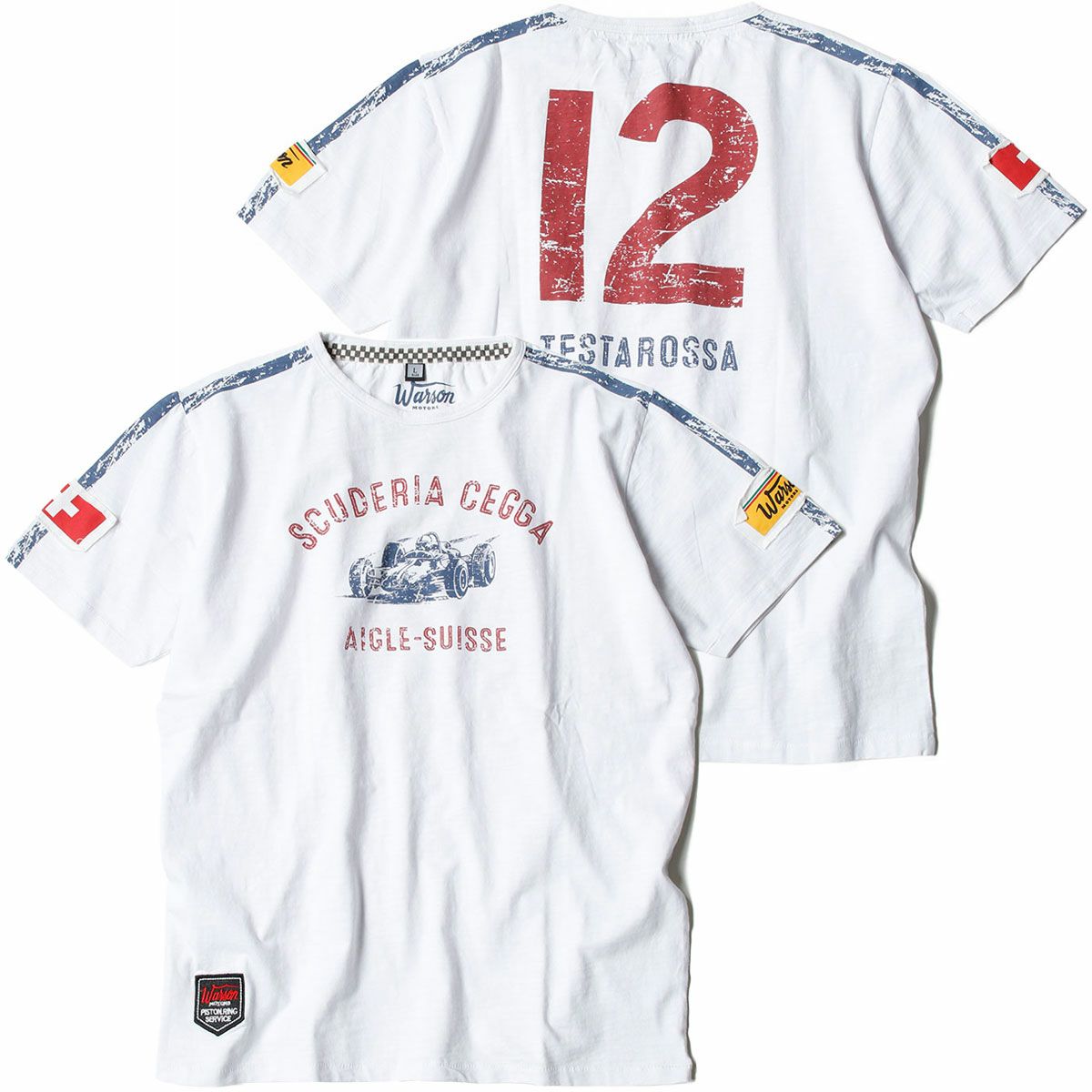 Warson Motors｜スクーデリア Cegga テスタロッサ Tシャツ｜