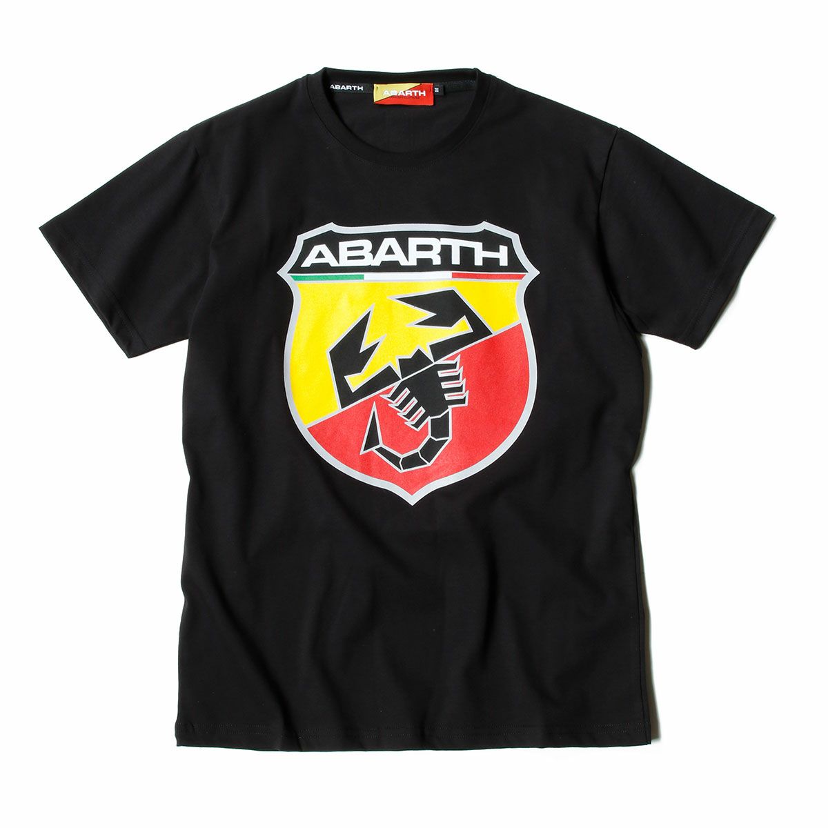 Abarth｜アバルト MC プリント ロゴ Tシャツ｜ブラック