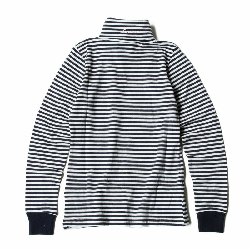 Ferrari｜フェラーリ ストライプ キッズ ロングスリーブ シャツ｜ネイビー