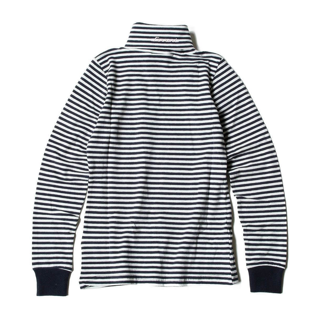 Ferrari｜フェラーリ ストライプ キッズ ロングスリーブ シャツ｜ネイビー