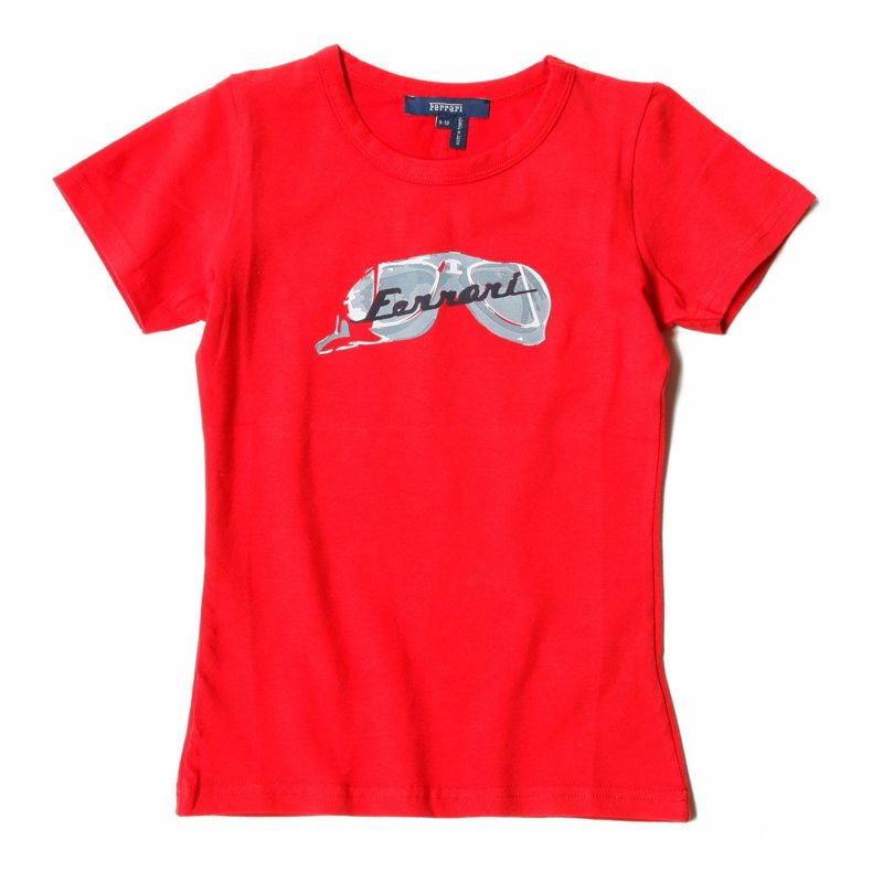 Ferrari｜フェラーリ ゴールデン キッズ Tシャツ｜レッド