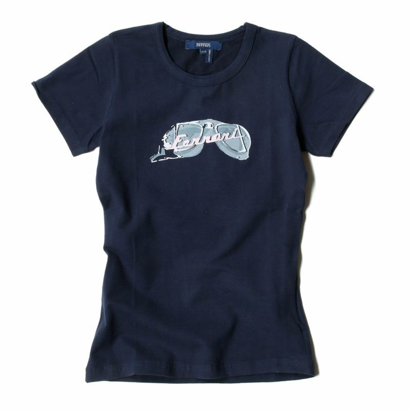 Ferrari｜フェラーリ ゴールデン キッズ Tシャツ｜ネイビー