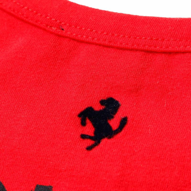 Ferrari｜フェラーリ ゴールデン キッズ Tシャツ｜レッド