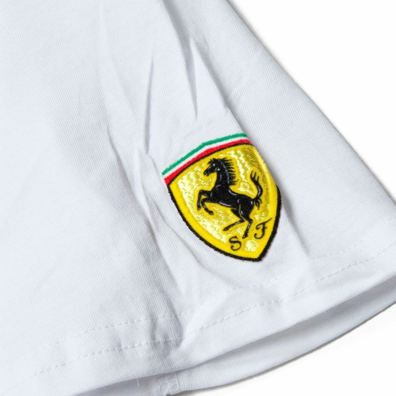 Ferrari｜フェラーリ ワンカラー SF キッズ Tシャツ｜ホワイト