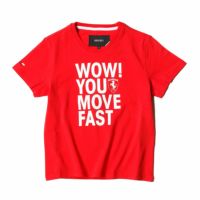 Ferrari｜フェラーリ スクデット ムーブ ファスト キッズ Tシャツ｜Tシャツ｜レッド