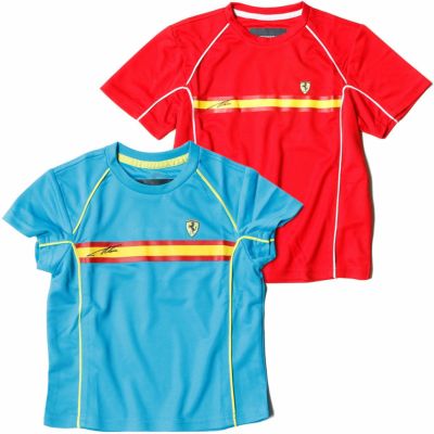 Ferrari｜フェラーリ アロンソ スペイン キッズ Tシャツ｜