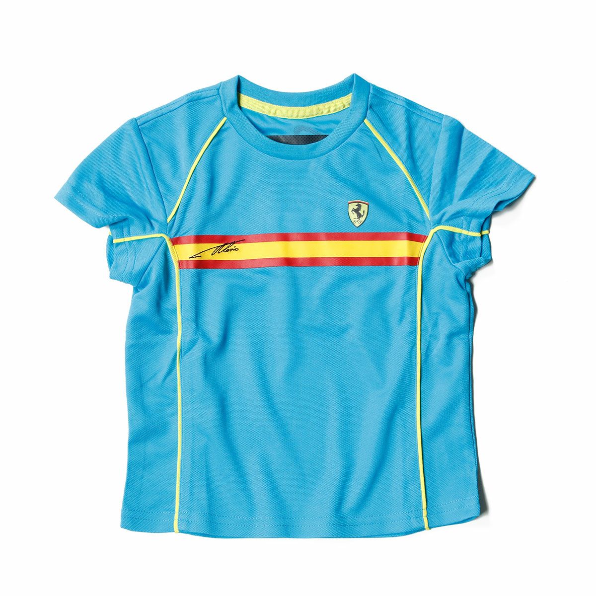 Ferrari｜フェラーリ アロンソ スペイン キッズ Tシャツ｜スカイ