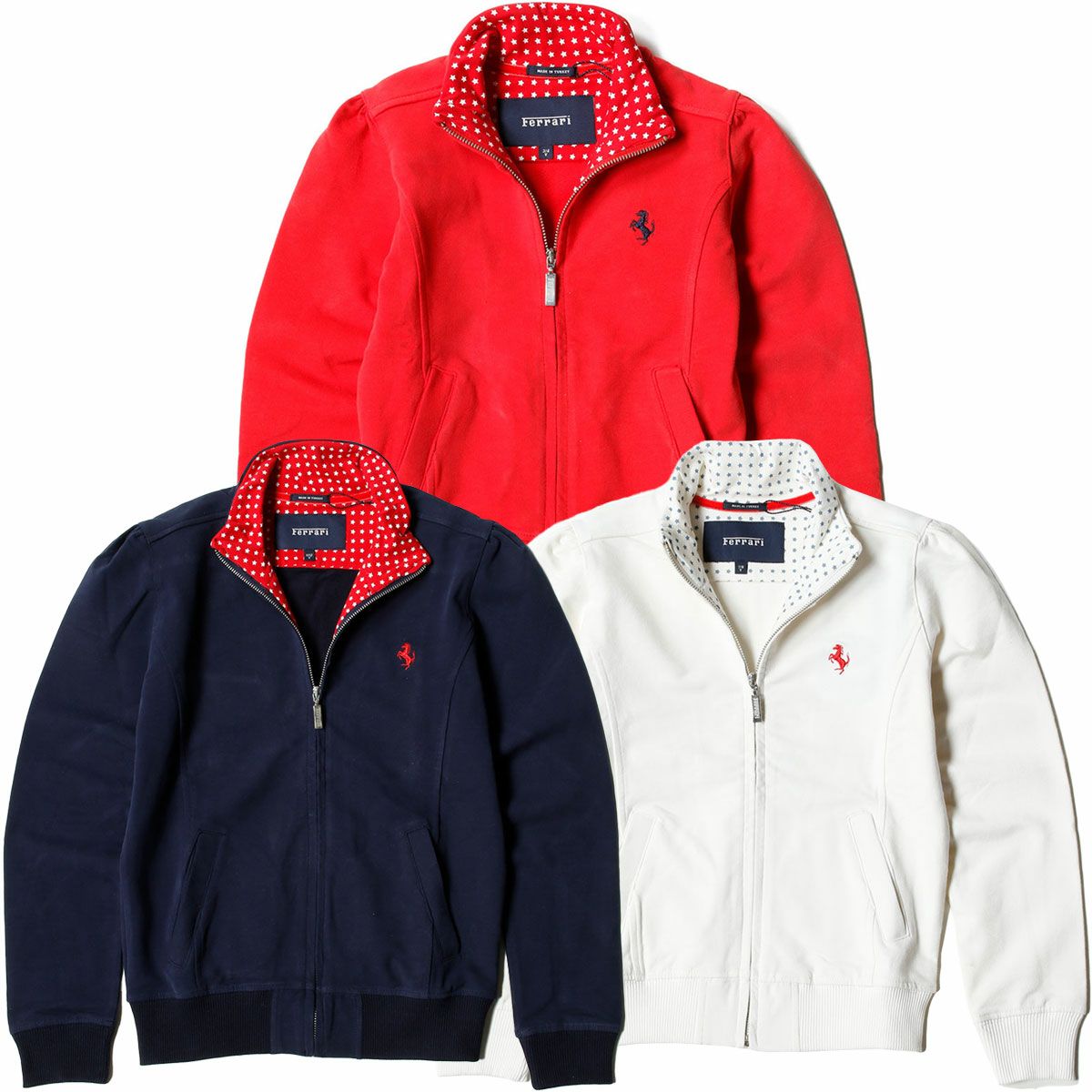 Ferrari｜フェラーリ ロングスリーブ スウェットシャツ キッズ ジャケット｜スウェット