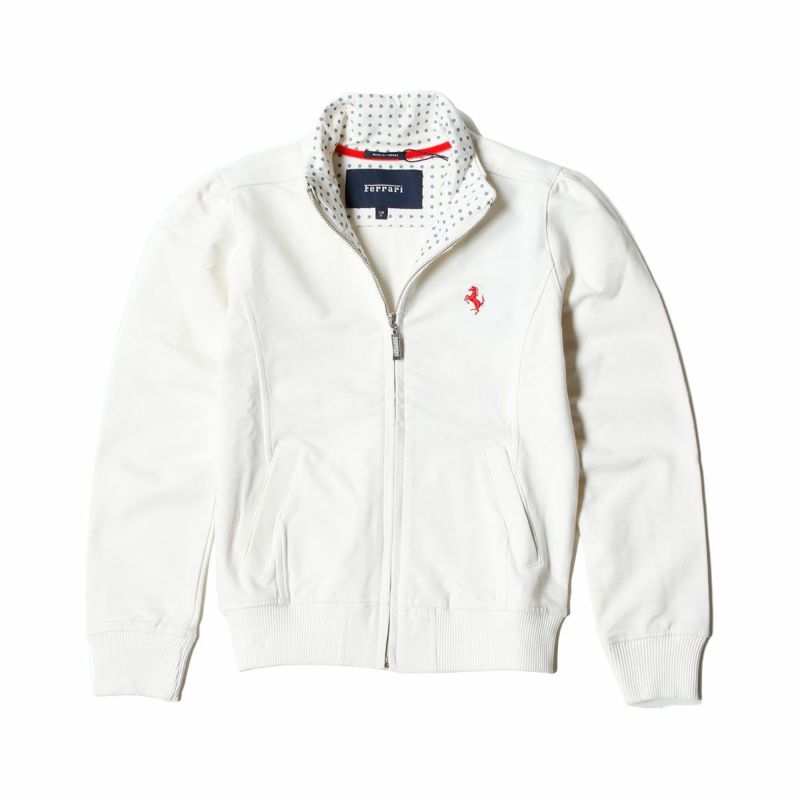Ferrari｜フェラーリ ロングスリーブ スウェットシャツ キッズ ジャケット｜スウェット｜オフホワイト