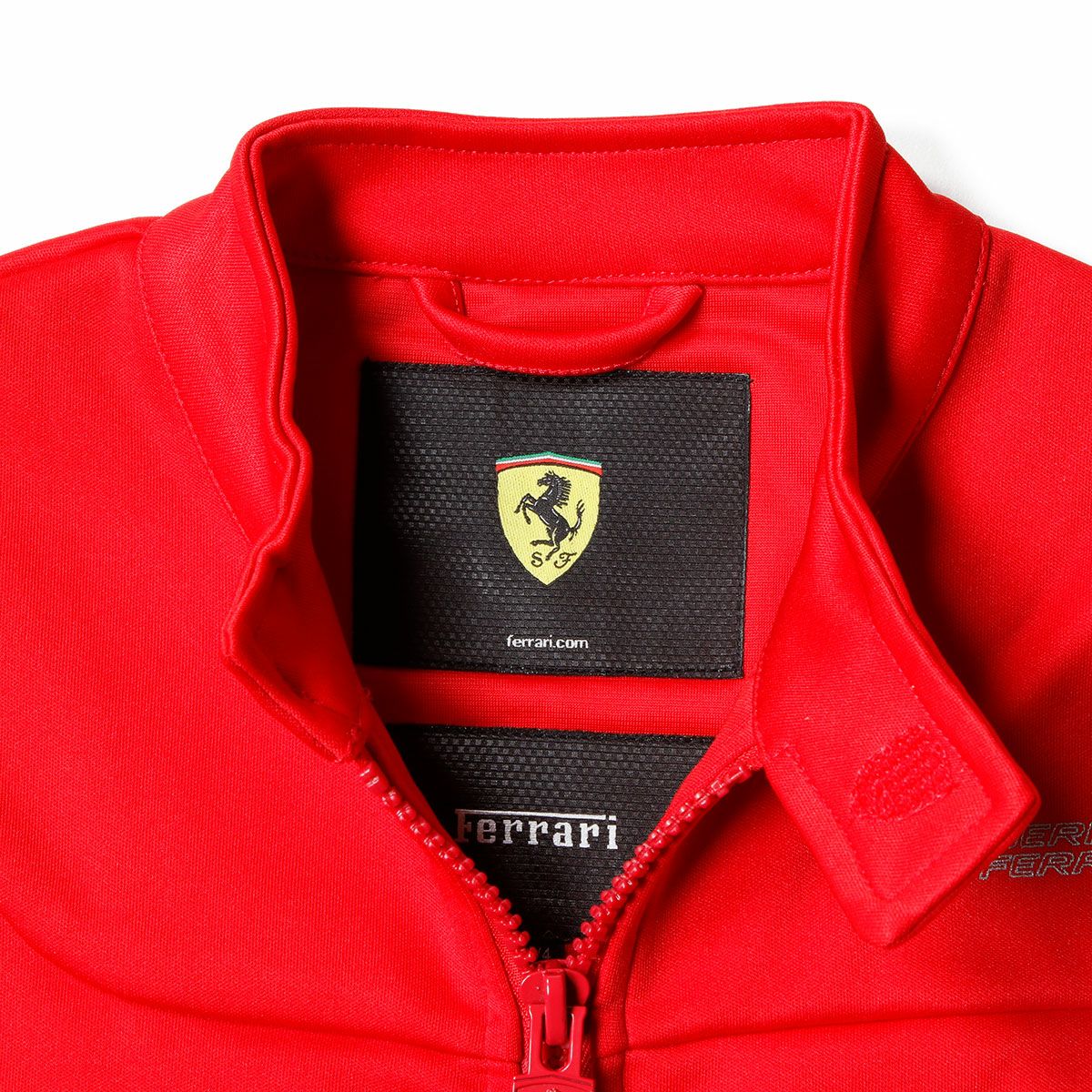 Ferrari｜フェラーリ テクノ スクデット フルジップ キッズ セーター｜スウェット｜レッド