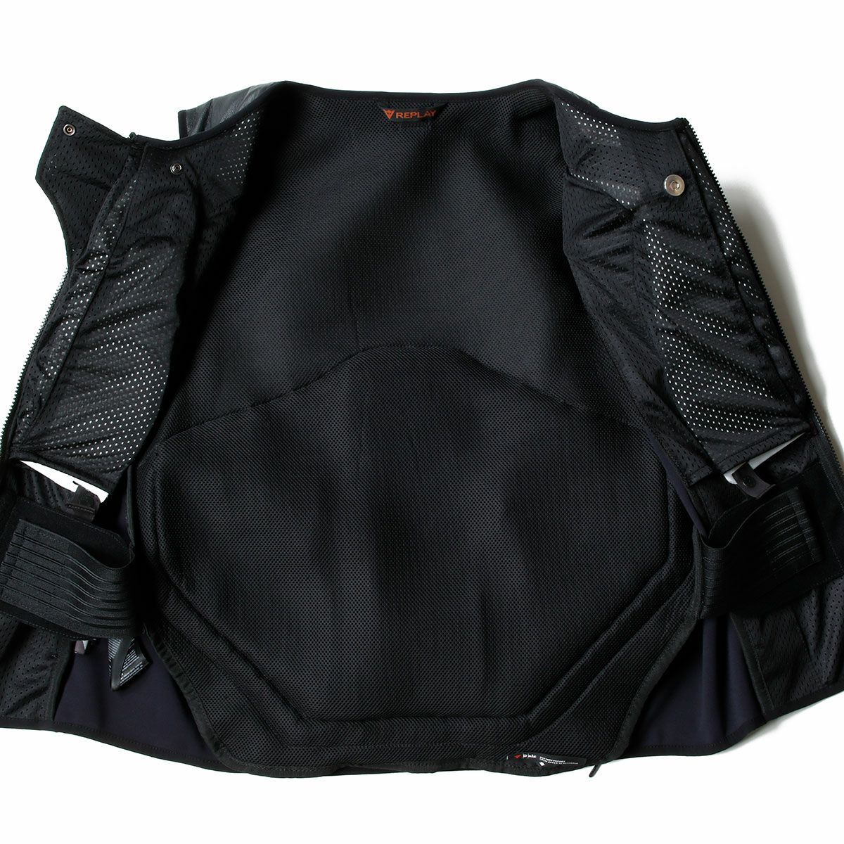 Replay｜REPLAY×DAINESE D-air ハイパーコーデュラスマートジャケット｜ベスト｜ブラック