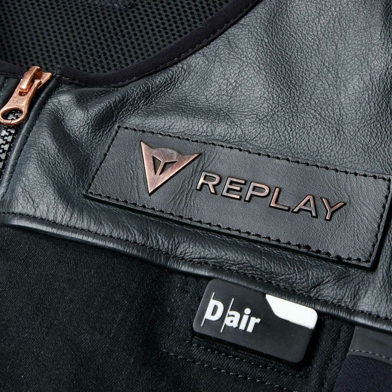 Replay｜REPLAY×DAINESE D-air ハイパーコーデュラスマートジャケット｜ベスト｜ブラック