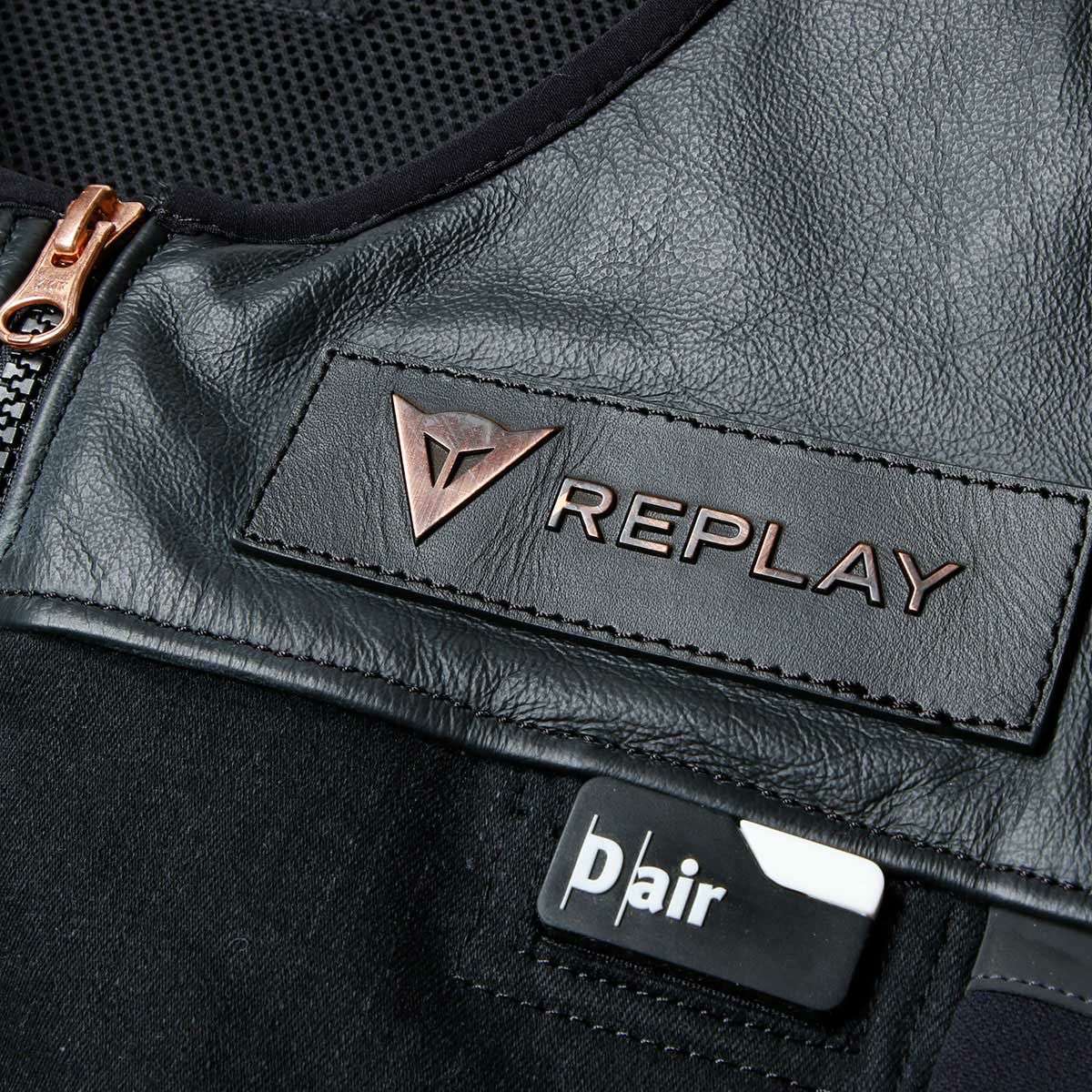 Replay｜REPLAY×DAINESE D-air ハイパーコーデュラスマートジャケット｜ベスト｜ブラック