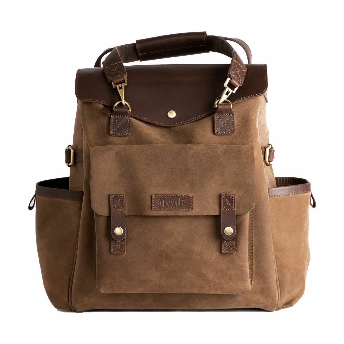 Trip Machine｜アウトランダー サドルバッグ｜バックパック｜タバコブラウン