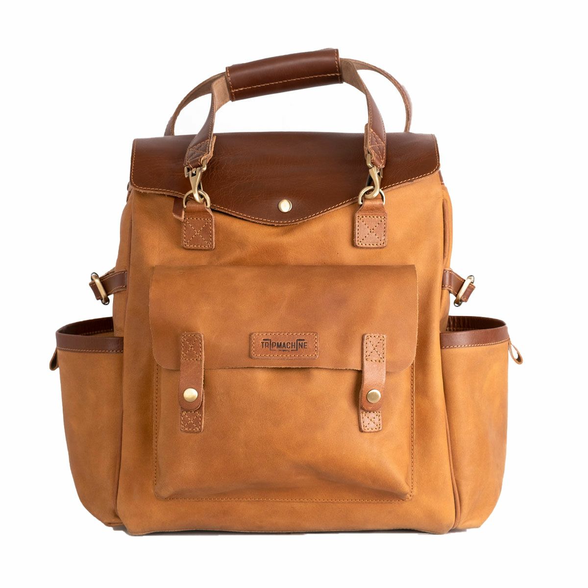 Trip Machine｜アウトランダー サドルバッグ｜バックパック｜ヴィンテージタン