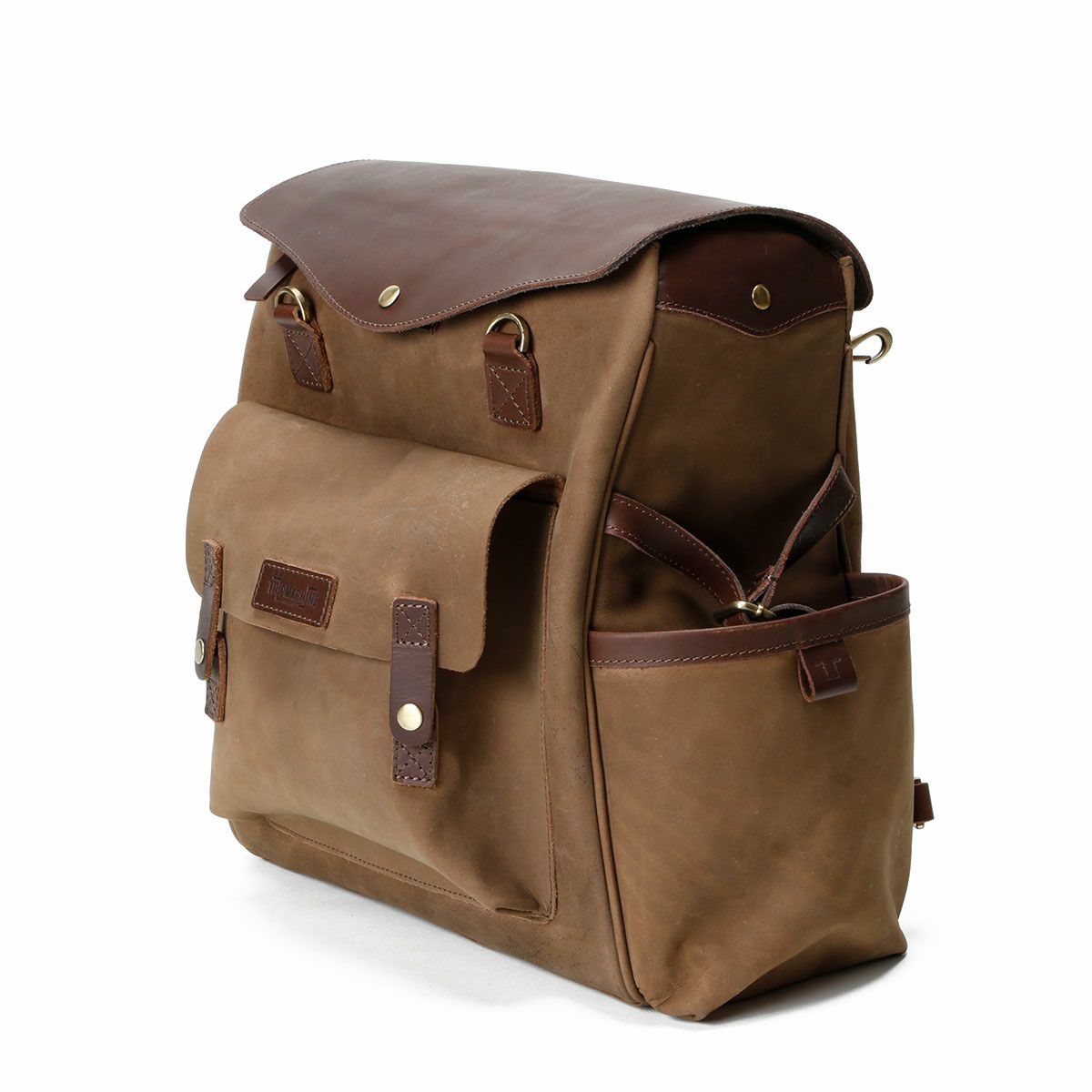 Trip Machine｜アウトランダー サドルバッグ｜バックパック｜タバコブラウン