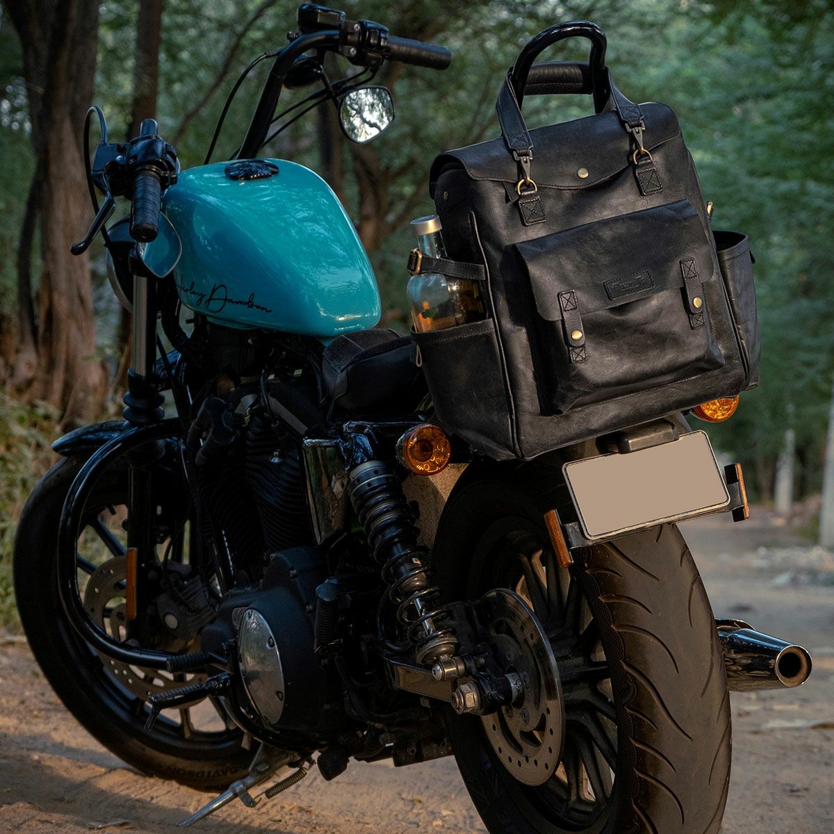 Trip Machine｜アウトランダー サドルバッグ｜バックパック｜ブラック｜使用イメージ