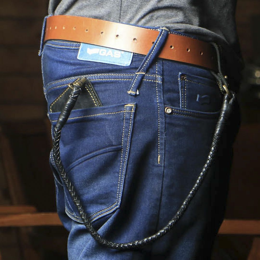 Trip Machine｜ギターリスト ウォレット｜財布｜ブラック｜モデル着用