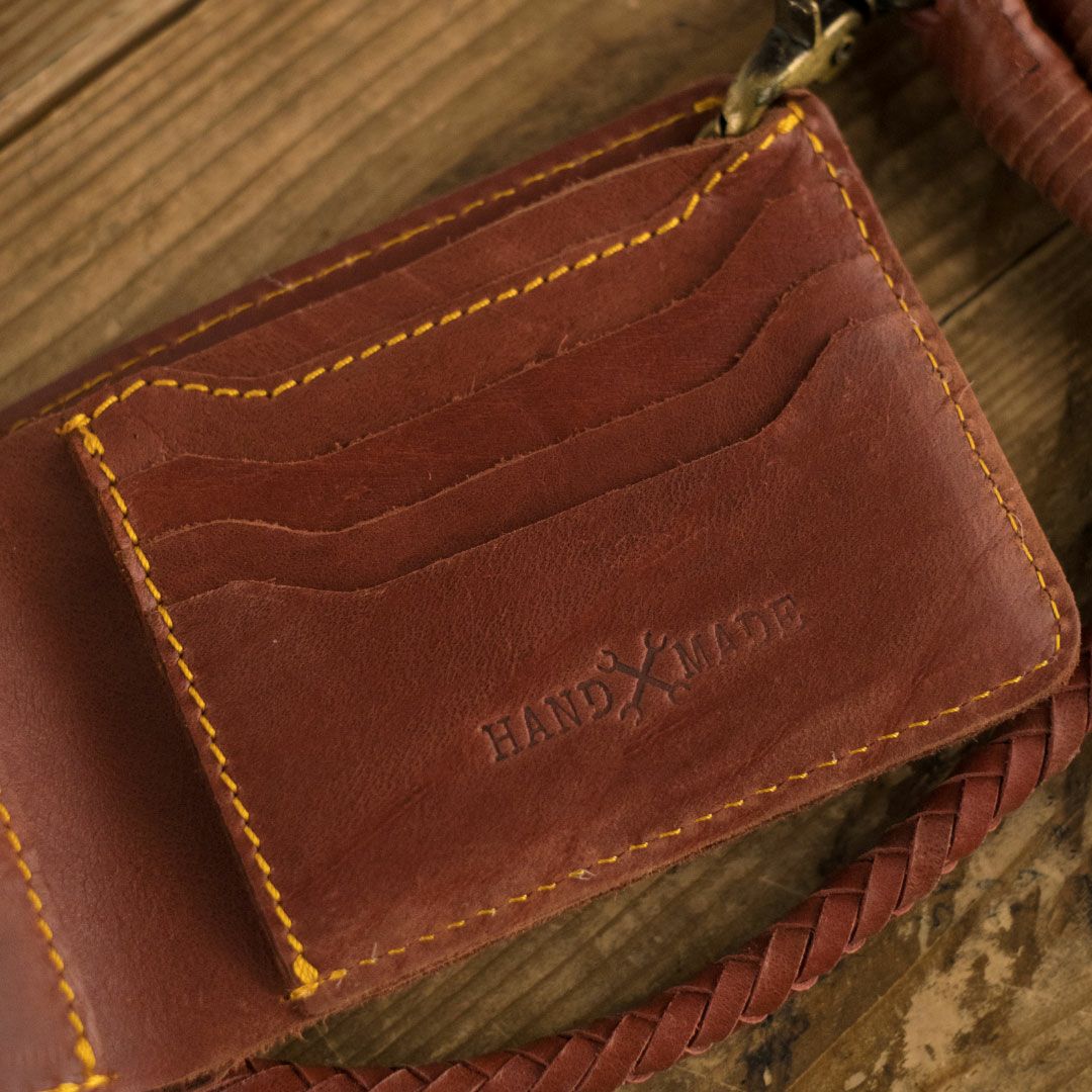 Trip Machine｜ギターリスト ウォレット｜財布｜チェリーレッド