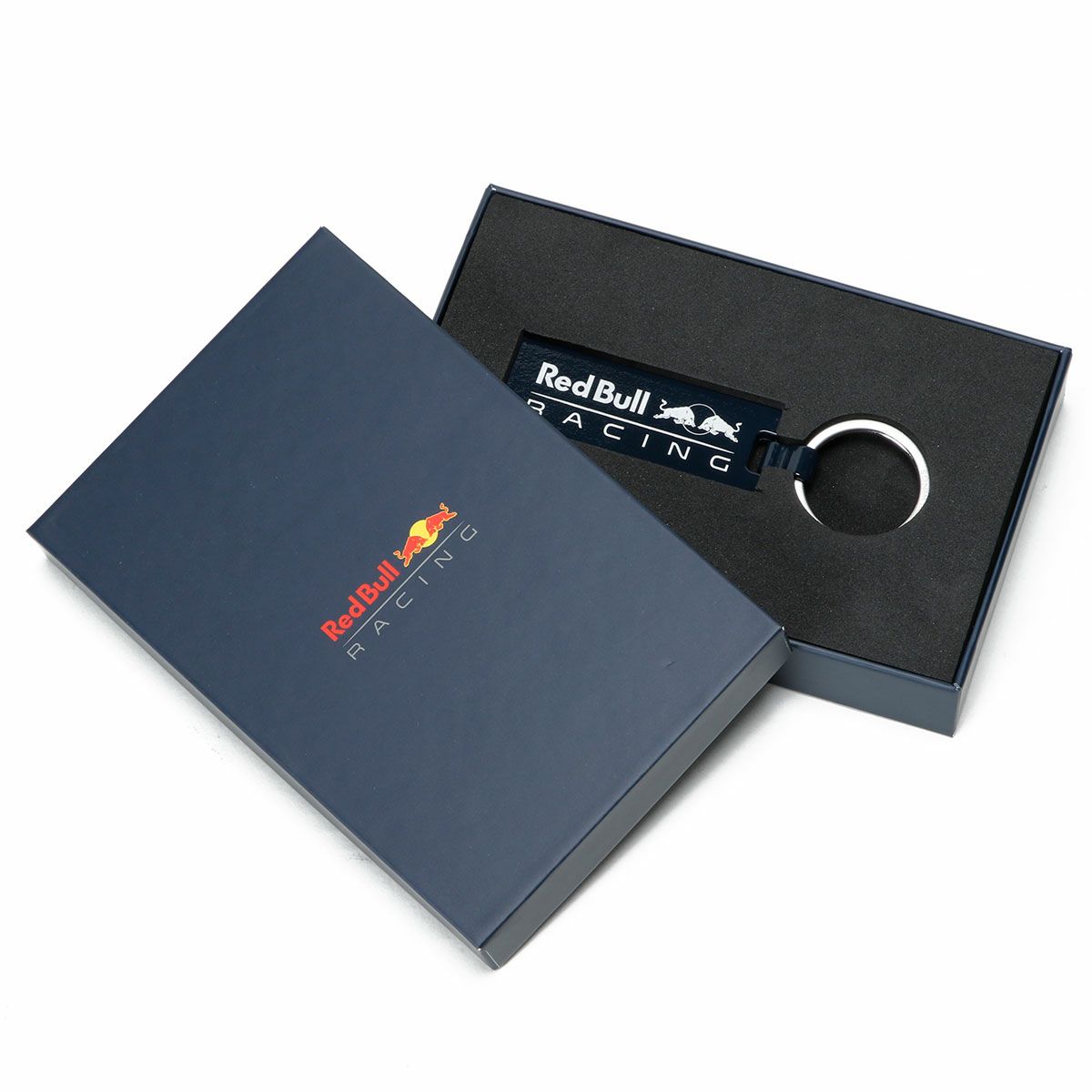 Red Bull Racing｜レッドブルレーシング メタル キーリング｜キーホルダー｜ネイビー