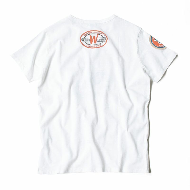 Warson Motors｜レーサー Tシャツ｜ホワイト