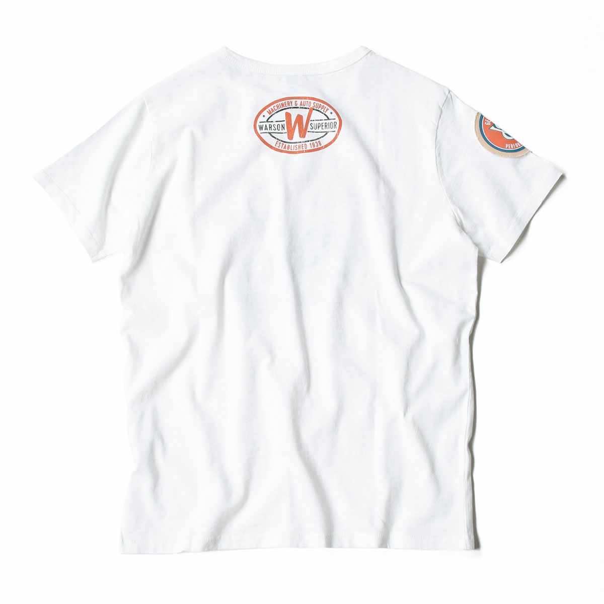 Warson Motors｜レーサー Tシャツ｜ホワイト