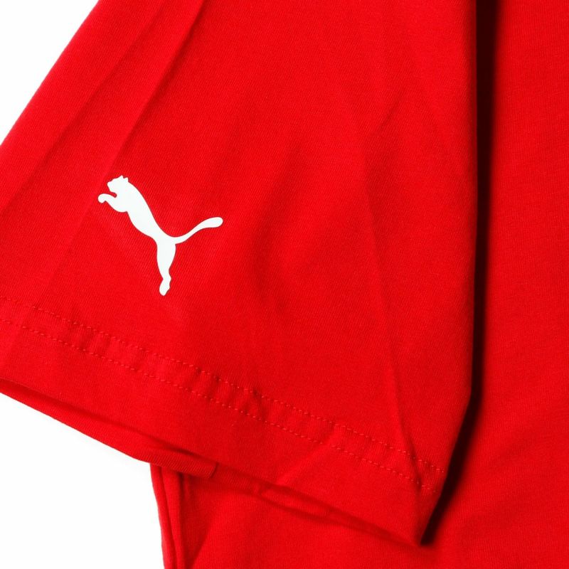 Ferrari｜スクーデリア・フェラーリ レース カラー シールド Tシャツ｜レッド