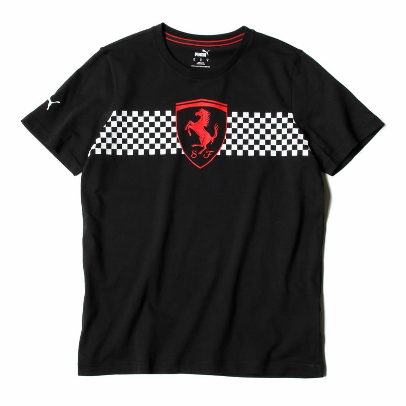 スクーデリア・フェラーリ チェッカード フラッグ Tシャツ