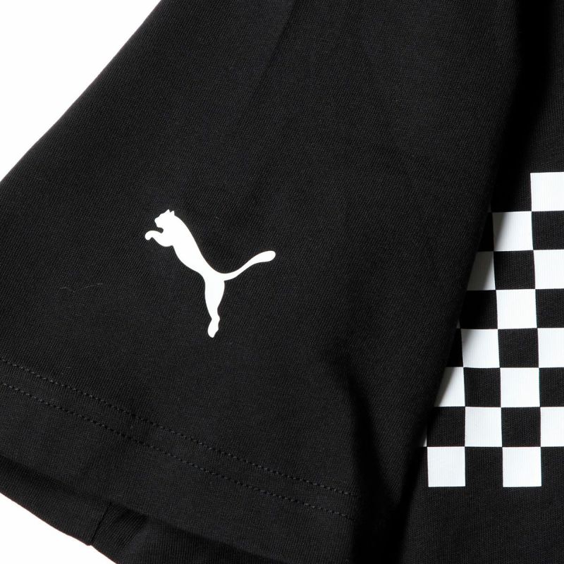 Ferrari｜スクーデリア・フェラーリ チェッカード フラッグ Tシャツ｜ブラック