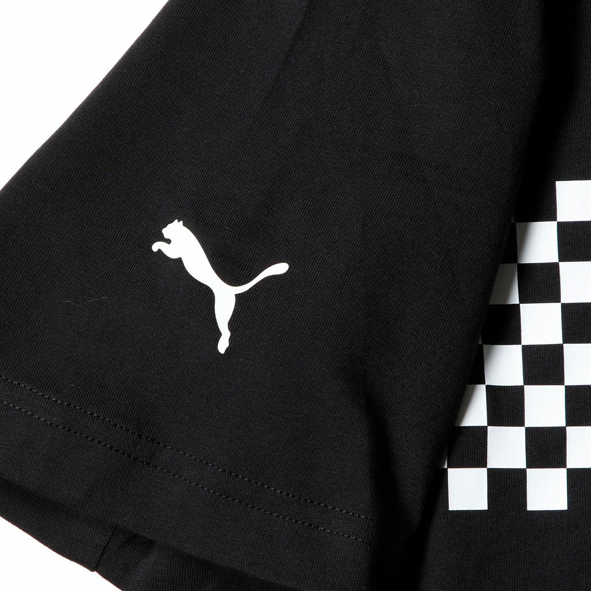 Ferrari｜スクーデリア・フェラーリ チェッカード フラッグ Tシャツ｜ブラック