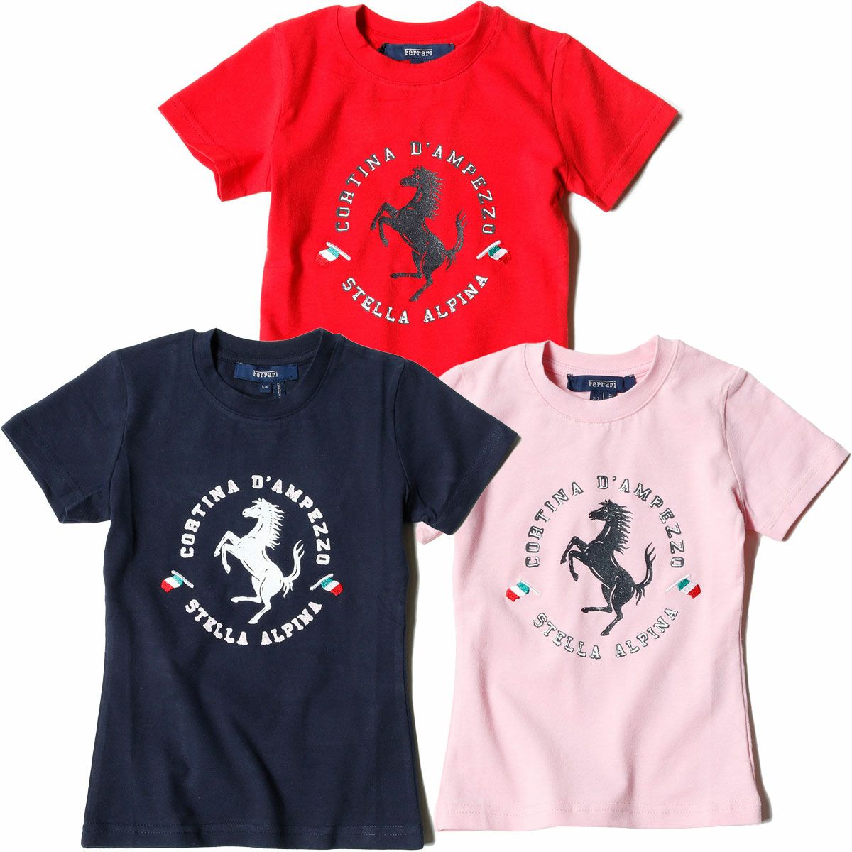 Ferrari｜フェラーリ PHC キッズ Tシャツ｜