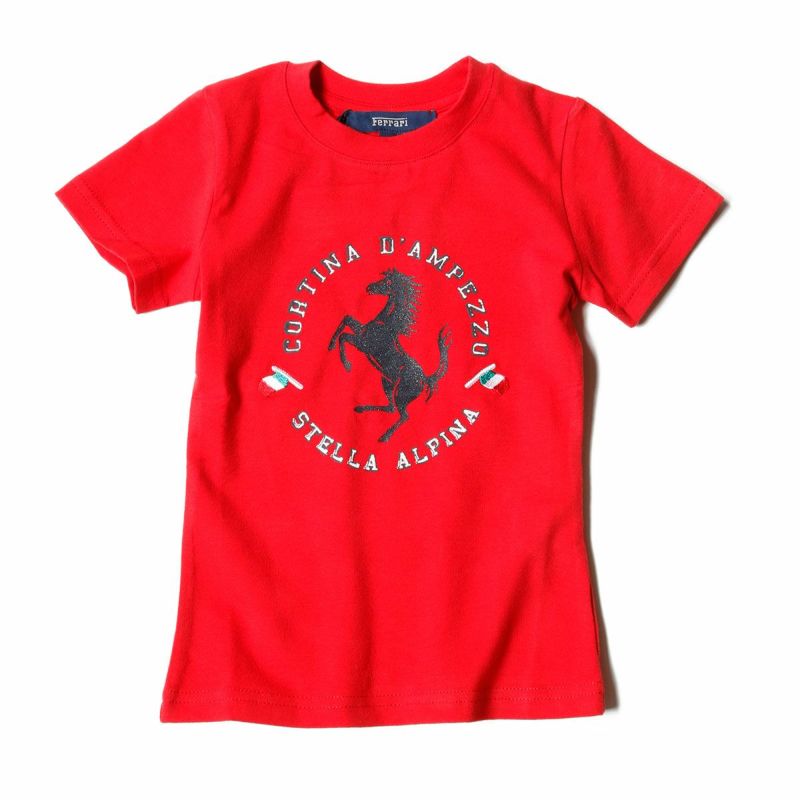 Ferrari｜フェラーリ PHC キッズ Tシャツ｜レッド
