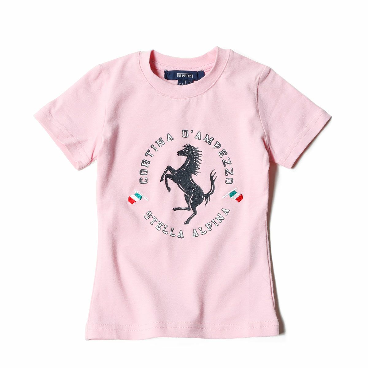 Ferrari｜フェラーリ PHC キッズ Tシャツ｜ピンク