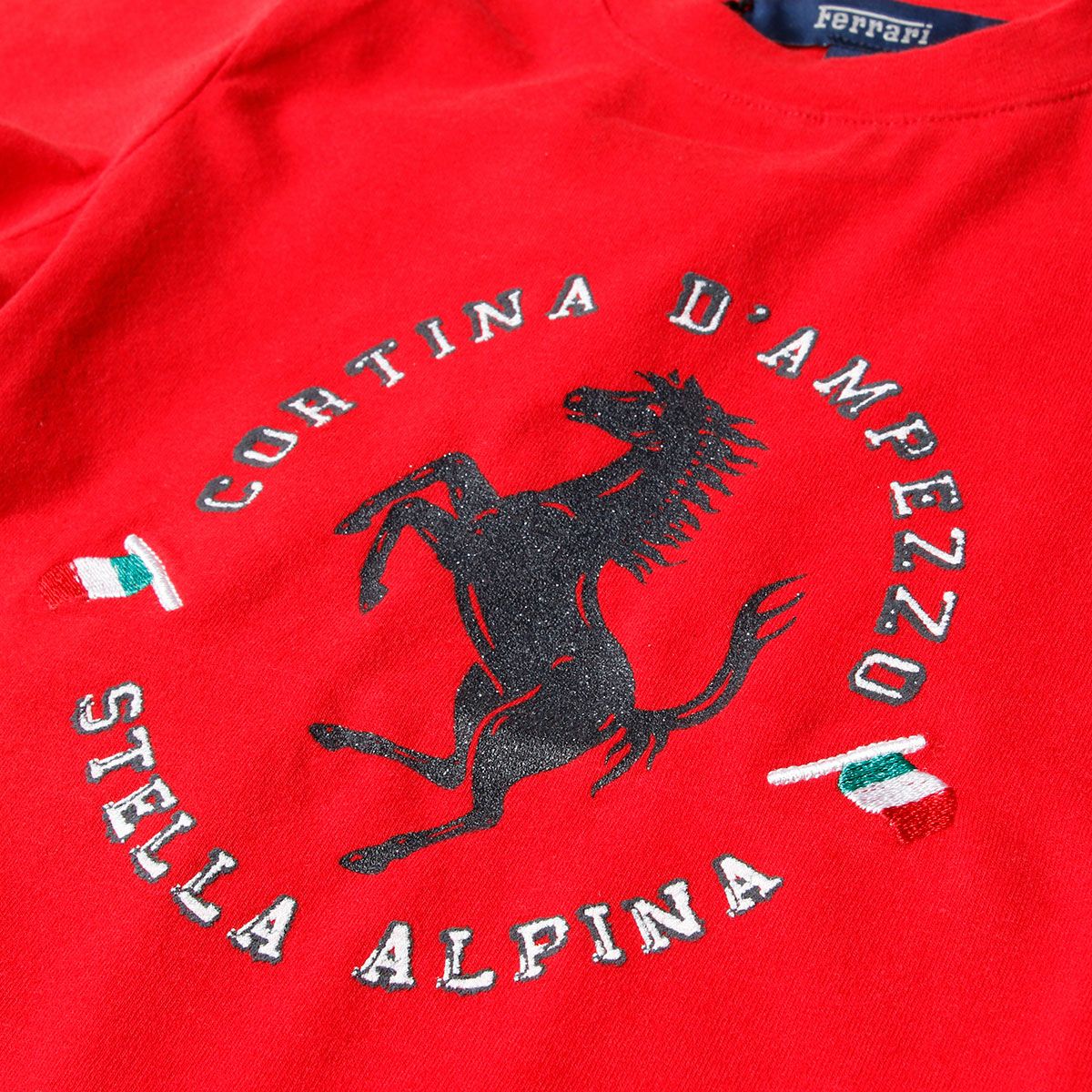 Ferrari｜フェラーリ PHC キッズ Tシャツ｜レッド