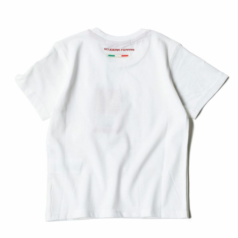 Ferrari｜フェラーリ パイロット キッズ Tシャツ｜ホワイト