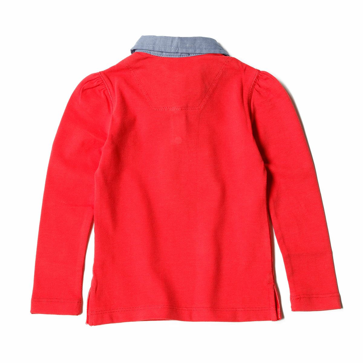 Ferrari｜フェラーリ ピケ ロングスリーブ キッズ ポロ｜ポロシャツ｜レッド