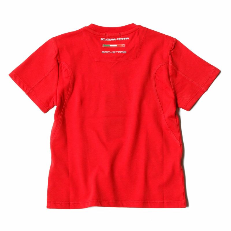 Ferrari｜フェラーリ ドライバー キッズ Tシャツ｜レッド