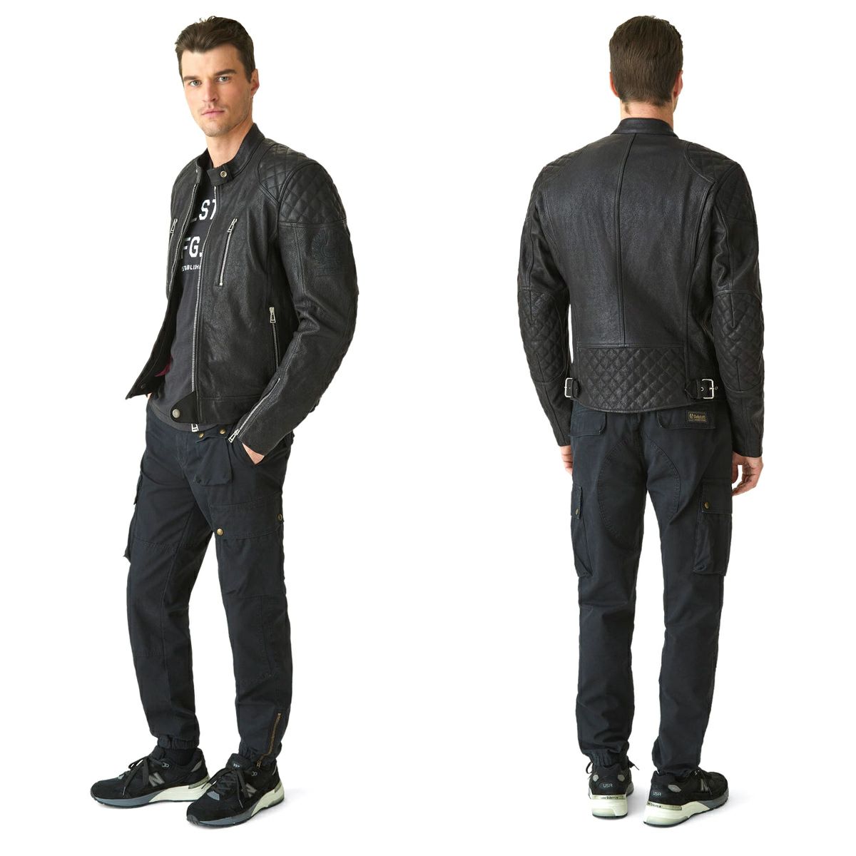 BELSTAFF｜チータム モーターサイクル ジャケット｜レザー｜ブラック