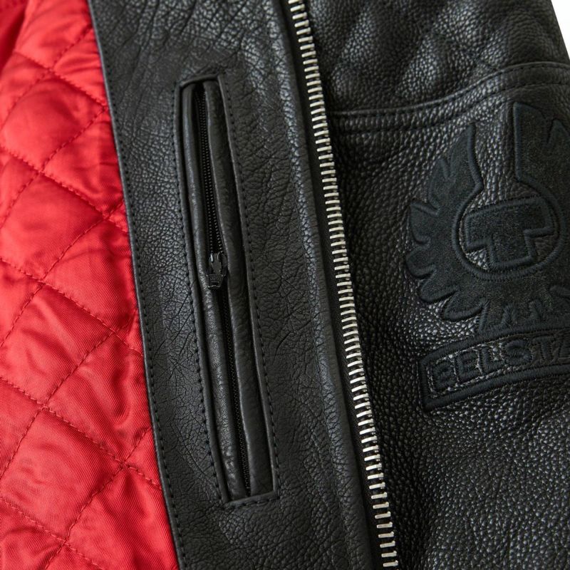 BELSTAFF｜チータム モーターサイクル ジャケット｜レザー｜ブラック｜モデル着用