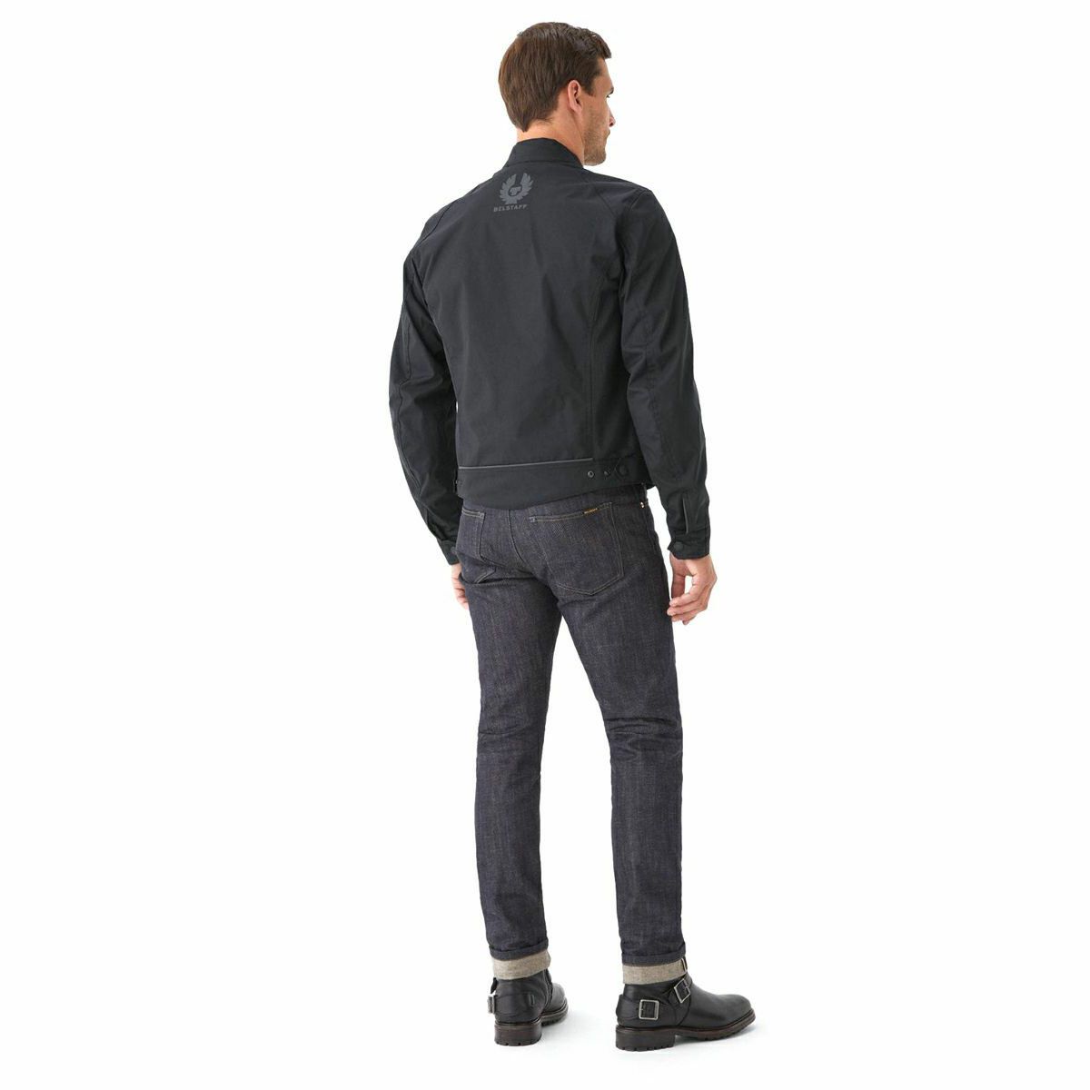 BELSTAFF｜テンプル モーターサイクル ジャケット｜メッシュ｜ブラック｜モデル着用