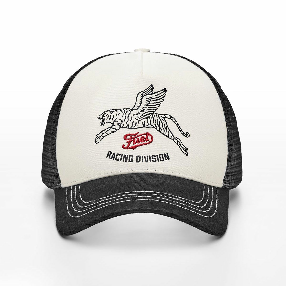 Fuel Motorcycles｜レーシング ディヴィジョン キャップ｜帽子｜ブラック×ホワイト