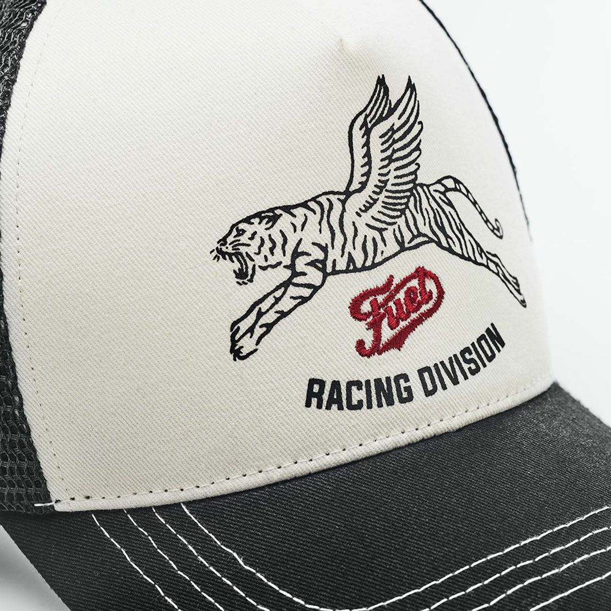 Fuel Motorcycles｜レーシング ディヴィジョン キャップ｜帽子｜ブラック×ホワイト