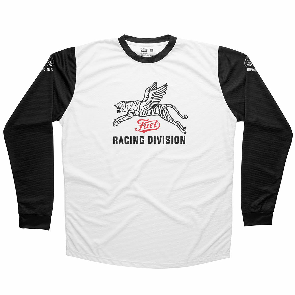 Fuel Motorcycles｜レーシング ディヴィジョン ジャージ｜MXジャージ｜ホワイト×ブラック