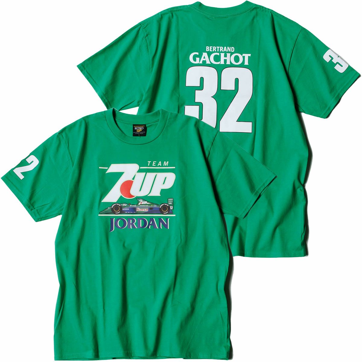 Retro Formula 1 7UP Jordan 191 Gachot T Shirt 02 L