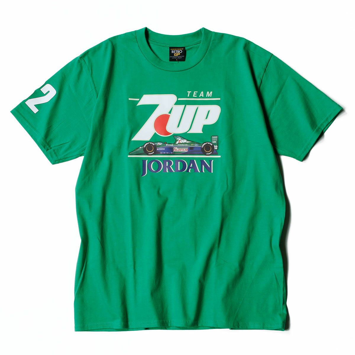 RETRO FORMULA 1｜7UP Jordan 191 Gachot T-shirt 02｜Tシャツ｜グリーン