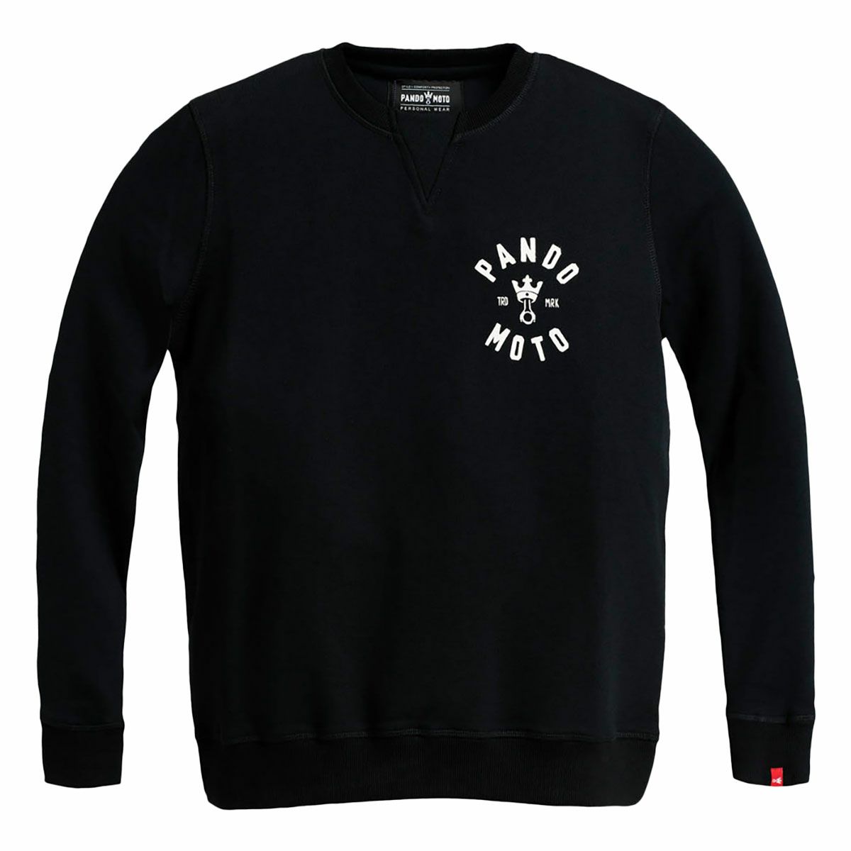 PANDO MOTO｜ジョン ウィング 01 スウェットシャツ｜ブラック
