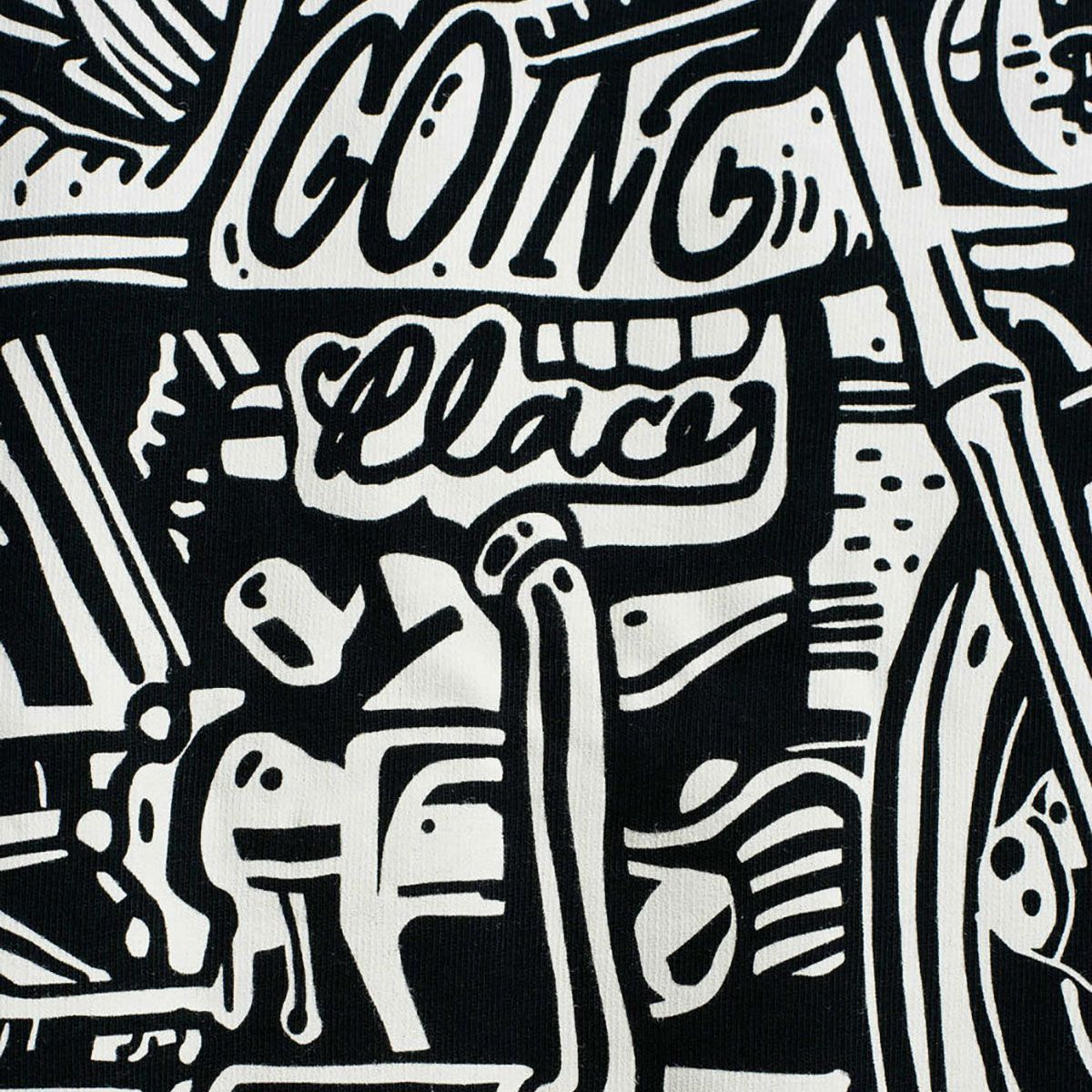 PANDO MOTO｜ジョン ウィング 01 スウェットシャツ｜ブラック