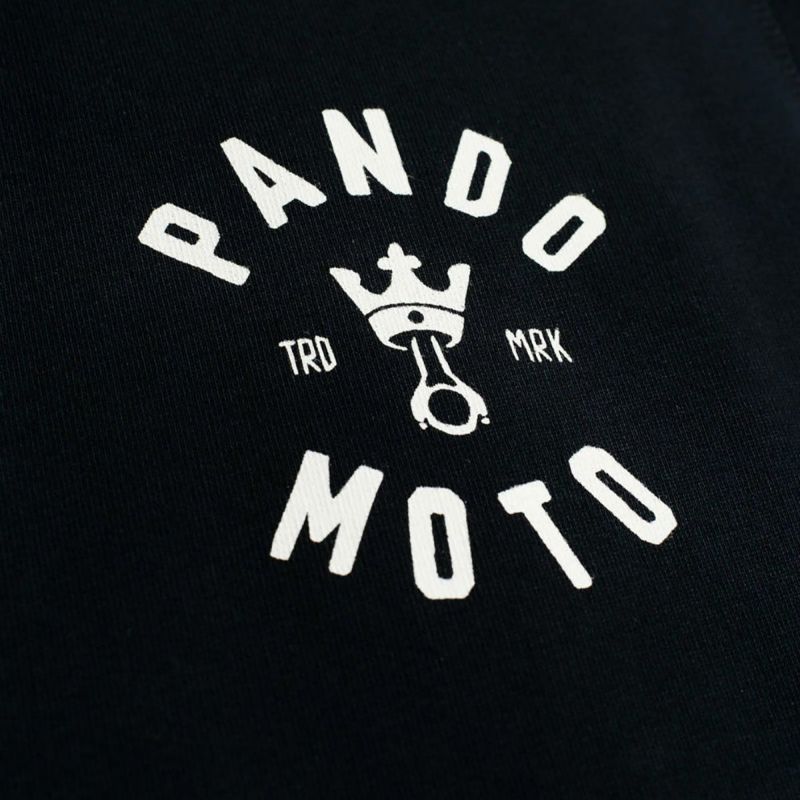 PANDO MOTO｜ジョン ウィング 01 スウェットシャツ｜ブラック