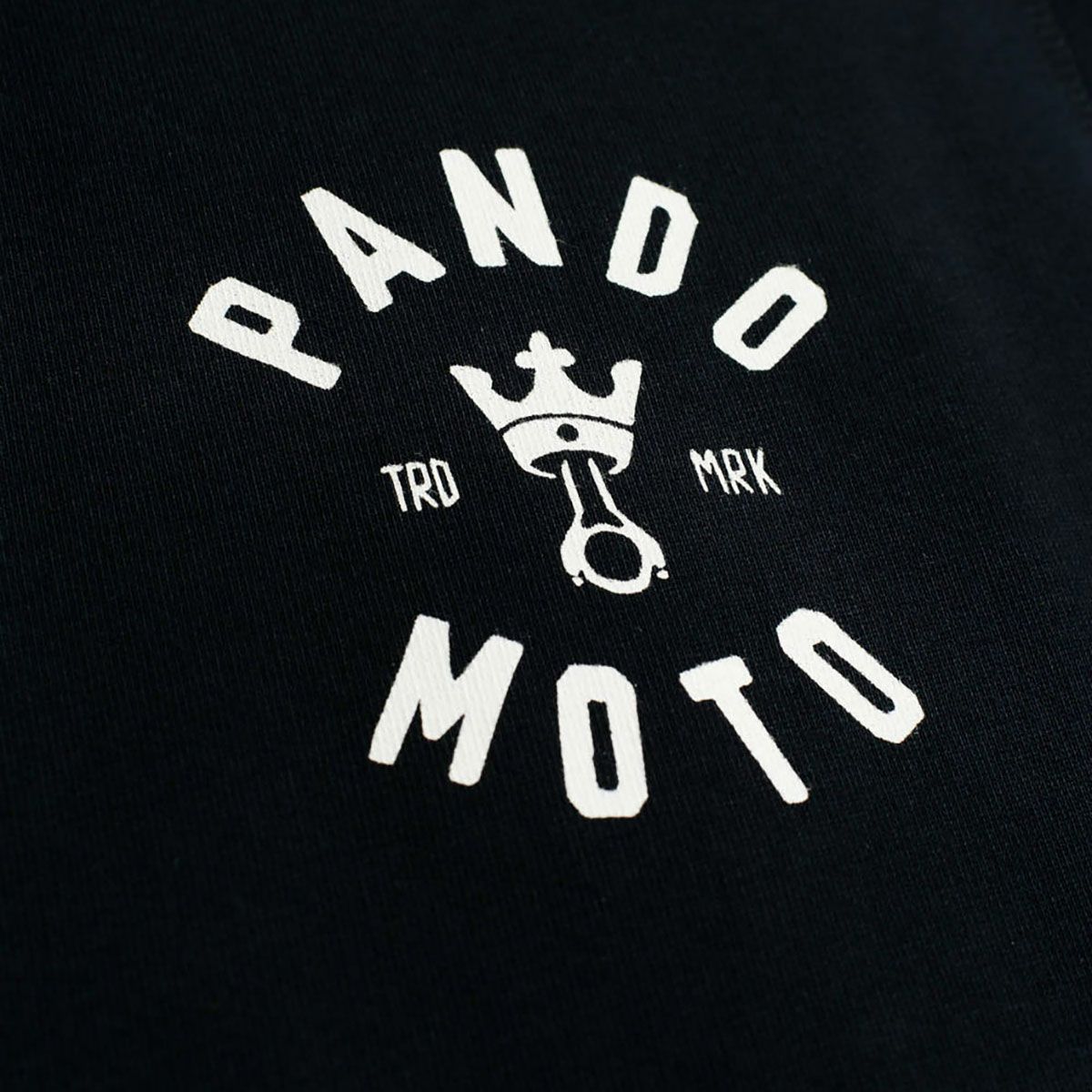 PANDO MOTO｜ジョン スカル 01 スウェットシャツ｜ブラック