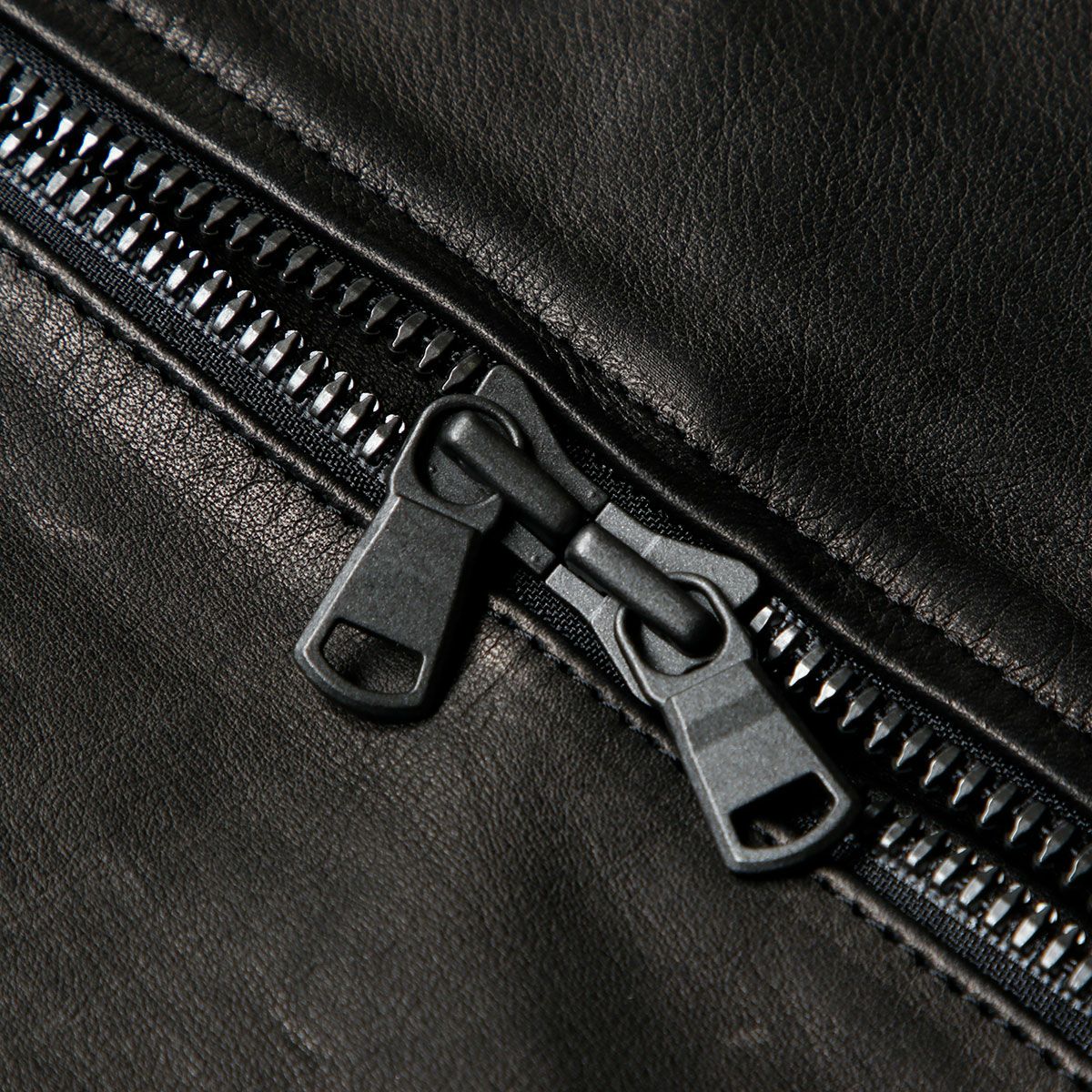 CRUFTER｜CR-MJ7 ダブル ライダース｜レザー｜ブラック